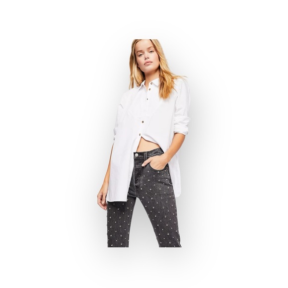 Levi’s x Free People ✪ 501 Crystal Crop Stretch Jeans ✪ Black Wash ✪ 30 Y2K Vibe - Picture 1 of 16